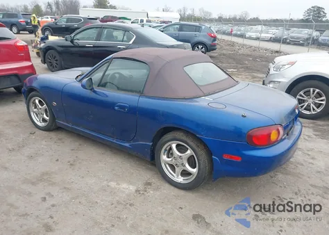 1999 Mazda Mx-5 Miata Leather Pkg/Popular Equipment Pkg/Sports Pkg/Touring Pkg z USA, uszkodzony, nr VIN JM1NB3538X0127612